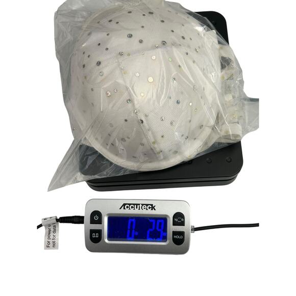 Smart and Sexy Bra SA575 Size 40C White Sequin Underwire Full Coverage - Picture 9 of 9